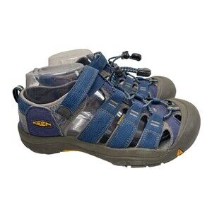 Keen Newport H2 Sandals Big Kids Youth Navy Blue Strappy Shoes Sz 6